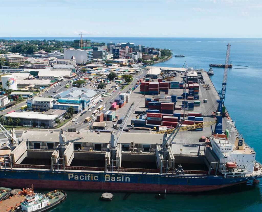 Port of Suva.